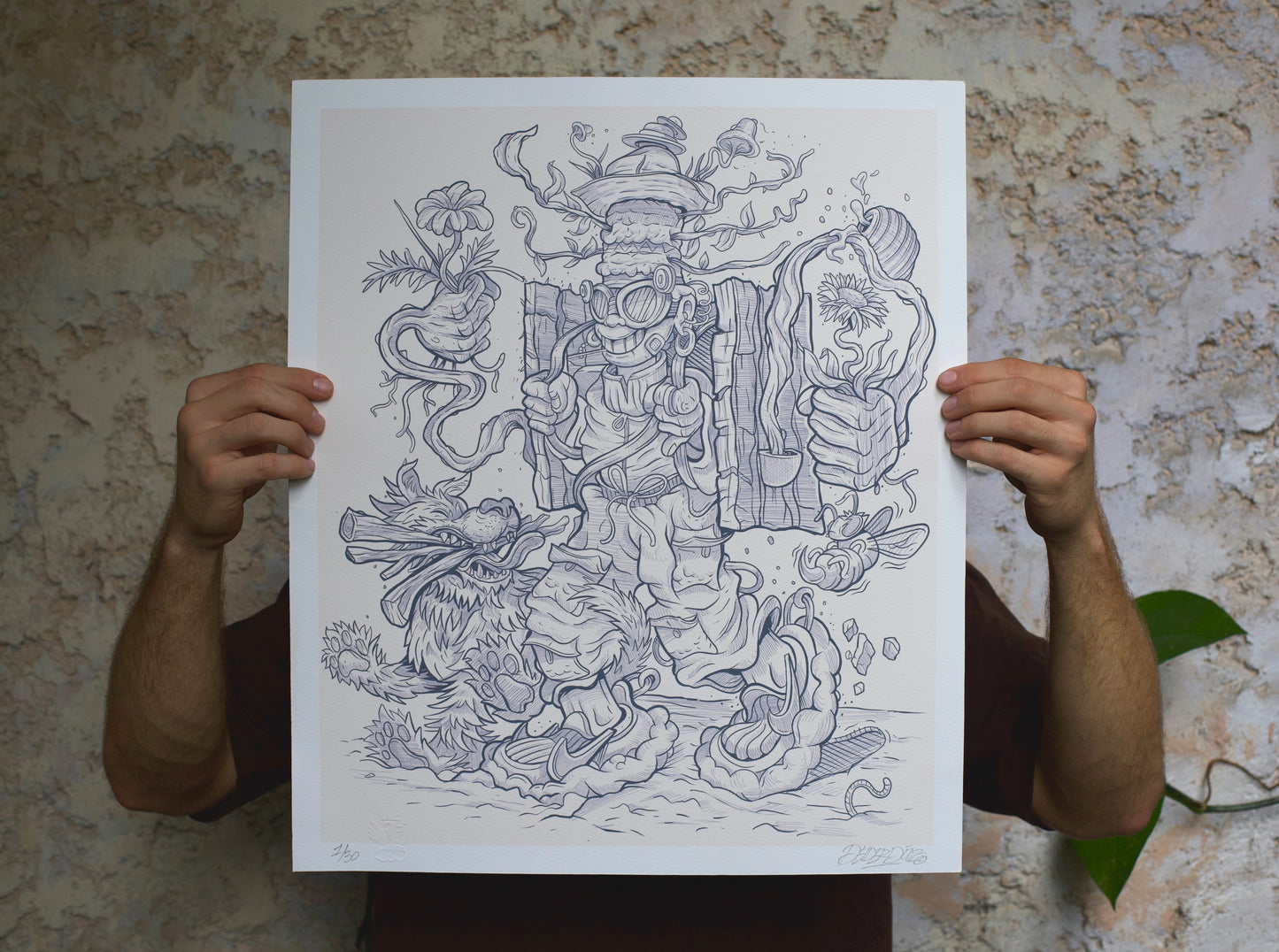 "The Treeman Apothecary" Print