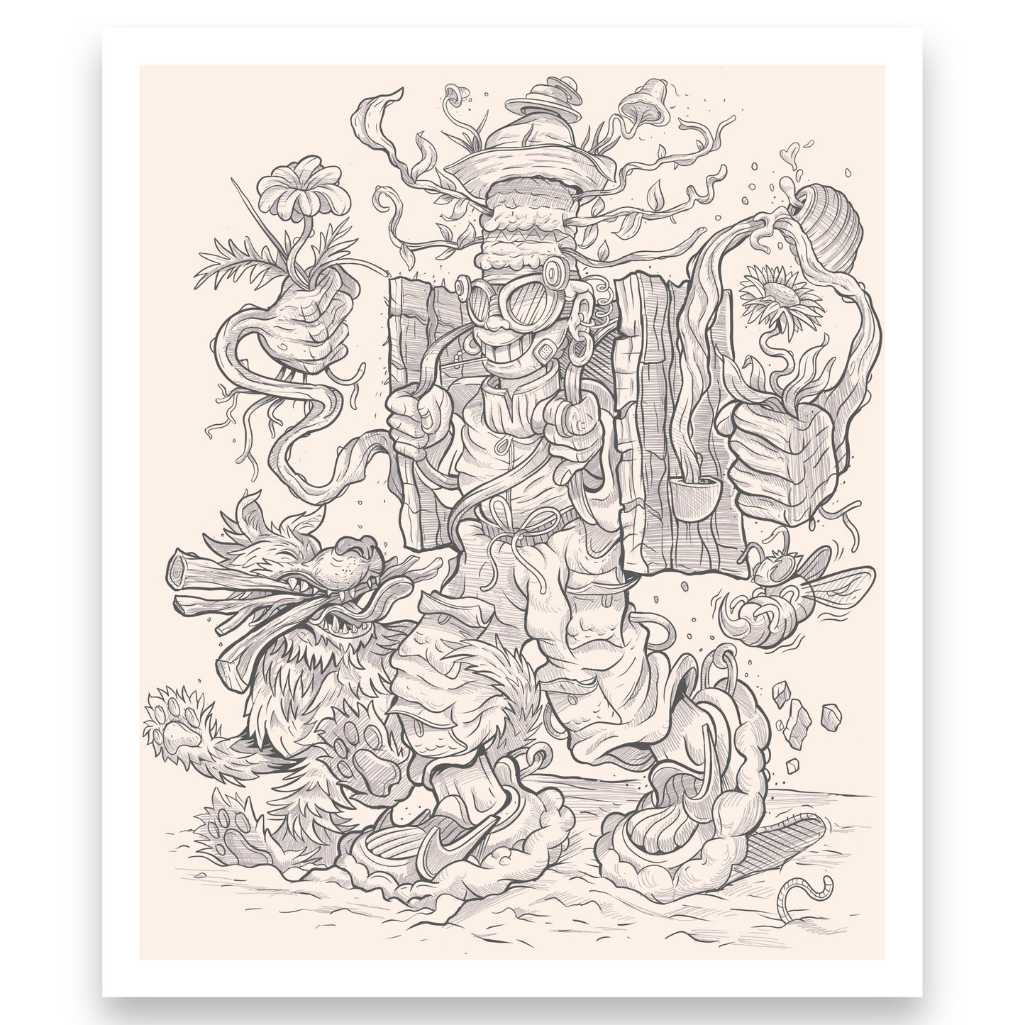 "The Treeman Apothecary" Print